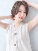 Say. 吉田伊織　大人かわいい　小顔　ハンサムショートボブ