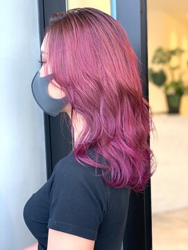 フェーディン(fa/din) レッドパープルハイバレイヤージュ