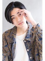 メーヴェ(Mowen) mowen 南堀江　メンズ　ナチュラル　センターパート　韓国風