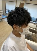 メンズパーマ/スパイラルパーマ/ニュアンスパーマ/阪急岡本