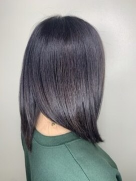 ヘアリゾートエーアイ 高田馬場店(hair resort Ai) 20代30代40代マロンベージュ/Aラインボブ/かきあげ[高田馬場駅]