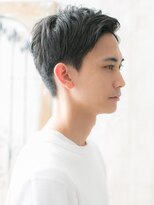 モッズヘア メン 南越谷南口店(mod's hair men) 大人クールな七三分け似合わせ黒髪耳だしショートT南越谷