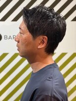 バーバーバー 四谷(BARBER-BAR)&nbsp;大人カッコいい30代40以上アップバングショート
