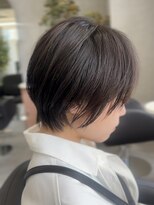 ジエクトカナウ 大阪梅田店(The Ect canow) 大人可愛いショート前髪くびれショート垢抜けアッシュブラック