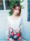 ガーリー切りっぱなしショート