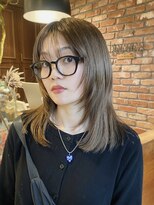 ボコカ(bococa)&nbsp;【macana指名】レイヤーカット ブラウンベージュ ブリーチカラー