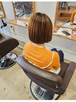 エイト オキナワ 沖縄新都心店(EIGHT okinawa)&nbsp;お客様スタイル_ブリーチ履歴×縮毛矯正【EIGHT　荒井】