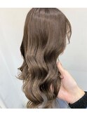 うる艶美髪大きめウェーブ×髪質改善カラー/デジタルパーマ