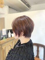 コッチ(kocchi.)&nbsp;ベビーピンクミルクティーピンクホワイトピンク斜めバング