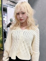 クペウ アエレ(cope'u aele)&nbsp;ボブ/ダブルカラー/ケアブリーチ/ブロンド/梅田/大阪