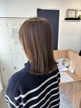 シアート(SHEART) やわらかい印象のミルクティーカラー