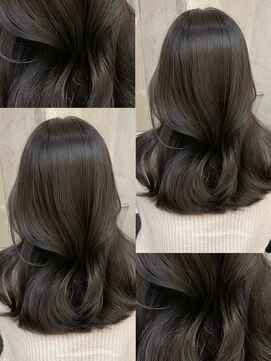 サイン 渋谷(SIGN) ザクザクレイヤーカット巻き方簡単ミディアムロング韓国表参道