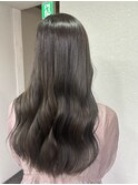 エアリーロング美髪くびレイヤーグレージュケアカラー練馬所沢