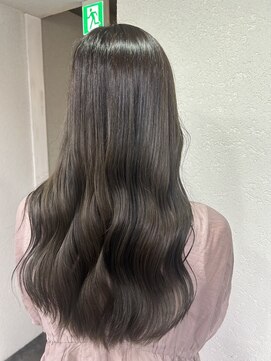 アジールヘア 所沢プロペ通り店(agir hair) エアリーロング美髪くびレイヤーグレージュケアカラー練馬所沢