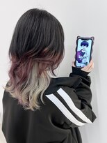 アールプラスヘアサロン(ar+ hair salon)&nbsp;推しカラー　グラデーション×インナーカラー