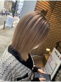 #セミディ#シアカラー#ショートヘアー#姫カット#ダークアッシュ
