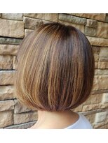 エノモト(ENOMOTO) ハイライト*ことりベージュ 夏カラー 立体感大人ボブ30代40代
