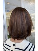 内巻きレイヤーボブ