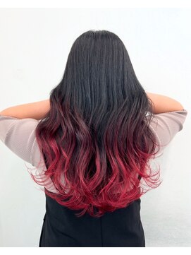 シエロバイシエスタ 池袋(cielo by siesta) ☆レッドグラデーションカラー☆