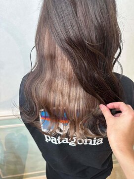 ヘアーサロン リアン 熊谷2号店(hair salon Rien) インナーミルクティーベージュ♪