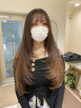 クーナバイトマト 横浜(Cuna by TOMTO) 【RYOSUKE】ロングレイヤー_レイヤーカット_ワンカールレイヤー