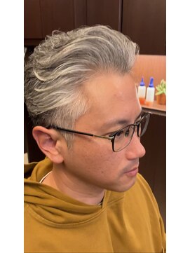 バーバーリング メソッド(BARBERING METHOD) パーマand 2ブロックヘア