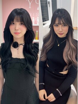 リゼル ユア 渋谷(RISEL YUA)の写真/【渋谷エクステ】お手頃価格でトレンドスタイルをご提供！［韓国ヘア/シールエクステ/透明感カラー］