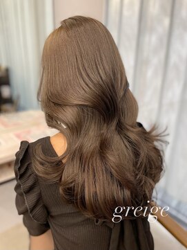 フォンズ(FONS) 透明感くすみベージュ/ロングレイヤー/韓国くびれヘア/表参道