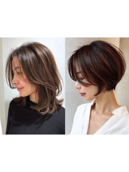 <頭皮に刺激を感じる方へ>ノンジアミンカラー×白髪染めで改善*[西宮北口/白髪ぼかし/白髪染め/ハイライト]