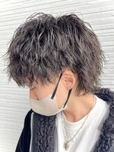 デプト(DEPT.) ツイストスパイラルパーマウルフカット波巻きパーマメンズパーマ
