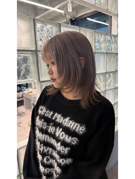 ベージュ/レイヤー/透明感カラー