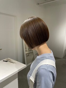 ジュベ 別府店(juve.) 別府ショートボブ顔まわりレイヤーカット髪質改善カラー30代
