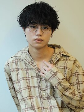 マッシュ/無造作/スパイラルパーマ/池袋メンズカット