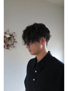 アーカイブ(Archive) men's センターパート naturalパーマ