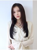 ナチュラルベージュ_ヨシンモリ_顔周りレイヤー_レイヤーカット