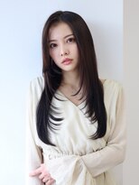 アース コアフュールボーテ ふじみ野店(EARTH coiffure beaute)&nbsp;ナチュラルベージュ_ヨシンモリ_顔周りレイヤー_レイヤーカット