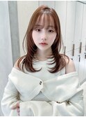 レイヤーカットで小顔印象!顔周りデザインがポイント/川崎102