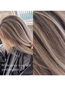 リファイン バイ アフィナー 本厚木店(Refine by Afinar) ブリーチハイライト髪質改善ダブルカラーレイヤーカット/本厚木