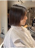 ショートボブ/顔周り/韓国/ブリーチなし/30代40代50代