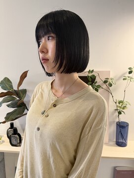 ニコフクオカヘアーメイク(NIKO Fukuoka Hair Make) 《NIKO》透明感たっぷりな暗髪ボブ♪福岡天神