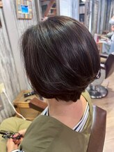 ナナナ パレナ 宝塚店(nanana parena)&nbsp;白髪ぼかし×髪質改善で叶える大人の艶ボブ・ショート
