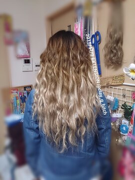 クレイジービッチ(CLAY G BITCH) 【￥300~】胸下ストレート 仙台エクステ ホワイトゴールド