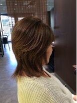 キュア 小岩店(cure)&nbsp;【首元涼しく日焼け対策】ウルフカット