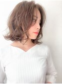 くびれボブベージュフォギーベージュ 池袋 髪質改善 ケアプロ