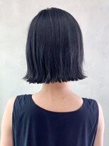 アイティー バイ アルバム 浦和店(IT by ALBUM) ワンレンボブ_オリーブカラーハイライトカラー_ba306172