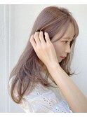 ミルクティーベージュ くすみカラー ベージュカラー 榎園由美