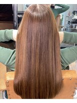 ツムグ 代官山店(TUMUGU) 大人可愛いワンレン/ツヤツヤ髪艶カラーショコラベージュ