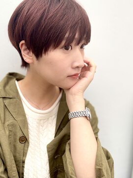 ドロップ(drop) マッシュショートカシスカラー