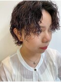 ショート×ちゅるんパーマ