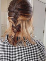 ビューティビースト 上安店(beauty beast) インナーカラー×ヘアアレンジ